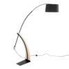 Robyn - Mid-Century Modern Floor Lamp - Natural / Black - Image 4