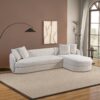 Chandler - Right Sectional Sofa - Cream - Image 2