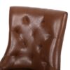 Cheney - Contemporary Dining Chair (Set of 2) With Tufted Design - Light Brown - Image 12