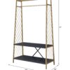 Pahor - Hall Tree - Gold / Black - Image 5
