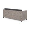 Thalassa - Outdoor 3 Seater Sofa With Removable Cushions And Steel Frame - Dark Gray / Black - Image 5