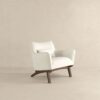Brayden - Mid-Century Moder Armchair - Beige - Image 4