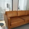 Juno - Sectional Right Waxy Sofa - Cognac - Image 8