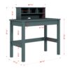 Logan - Writing Desk - Gray - Image 11