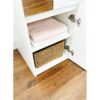 Elise - Slim Modular Wood Closet Cabinet With Drawers In Durable Melamine And Wood 71" Height - White - Image 19