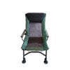 Camping Lounge Chair, Portable Folding Reclining Camping With Adjustable Backrest For Indoor And Outdoor Camping Beach Hiking Fishing - Green / Black - Image 6