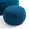 Bedding Bean Bag Sofa Chair High Pressure Foam Bean Bag Chair Adult Material With Padded Foam Padding Compressed Bean Bag With Footrest - Blue - Image 15