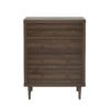Farhart - Mid Century Modern 4 Drawer Dresser - Walnut - Image 5