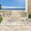 Cordoba - Dining Chair (Set of 2) Comfortable Armless Chairs - Beige - Image 13