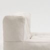 Fluffy Bean Bag Chair, Comfortable Bean Bag For Adults And Children, Super Soft Lazy Sofa Chair With Memory Foam And Ottoman, Indoor Modern Focus Bean Bag Chair For Living Room, Bedroom, Apartment - White - Image 11
