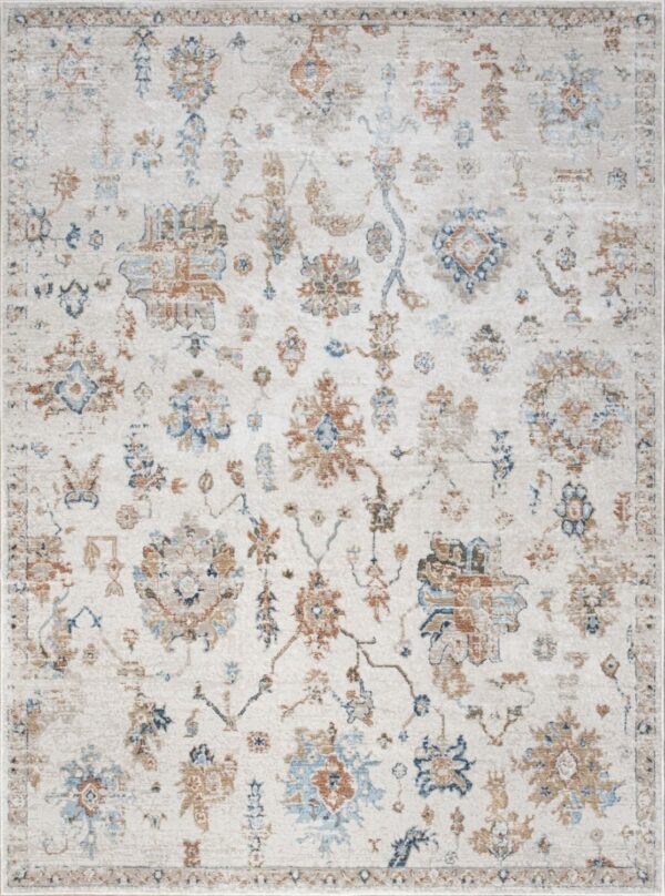 Noble - 2' X 3' Polyester Area Rug - Ivory