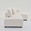 Jessica - Lamb Wool Right Facing Sectional Sofa With Chaise - Beige - Image 4