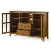 Artisan - Tall TV Media Stand - Honey Brown - Image 3