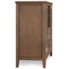 Artisan - Tall TV Media Stand - Rustic Natural Aged Brown - Image 4
