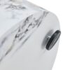 Elegant Cylindrical Table With Patterned Design For Versatile Use - White - Image 12