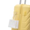 Set 3 Pieces 20" / 24" / 28" Abs Spinner Wheel Luggage, Matching Color, With Combination Lock - Yellow - Image 16