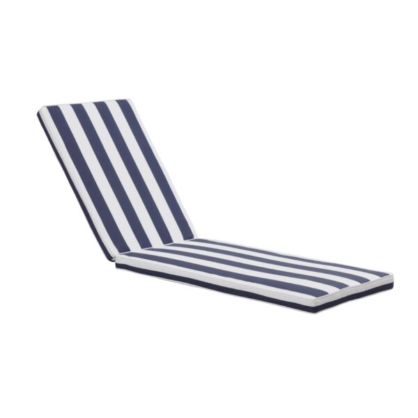 Outdoor Lounge Chair Cushion Replacement Patio Funiture Seat Cushion Chaise Lounge Cushion - Blue Striped