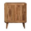 Mini Curved Chest, 3 Drawer - Oak - Image 8