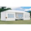 10X30' Outdoor Garden Gazebo Wedding Party Tent Canopy Marquee With 8 Removable Sidewalls - White - Image 9