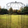 Metal Garden Arch Iron Garden Arbors Gazebo Dia High Birdcage Shape Pergola Pavilion For Wedding Ceremony Outdoor - Black - Image 11