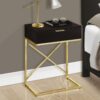 Accent Side Table, Storage Drawer, Contemporary & Modern - Espresso - Image 4