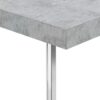 Accent Table, C - Shaped, Modern & Convenient Design - Gray - Image 6