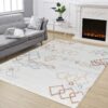 Loft Shag - 7'10" X 9'10" Shaggy Area Rug, Polypropylene - Ivory - Image 4