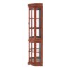 Corner Curio Cabinet With 5 Shelves And Lighting System (E26 Light Bulb Not Included) - Walnut - Image 10