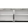Matilda - Cabinet Console Table With White Faux Marble Top - White - Image 3