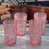 Paisley - Leading Ware Acrylic Glasses Drinking (Set of 4) Hi Ball, Bpa Free, 17Oz - Pink - Image 5