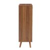 Multi Functional Modern Minimalist Shoe Cabinet Perfectly Blends Into Nordic, Japanese, And Industrial Style Homes - Walnut - Image 21
