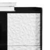 Modern Sideboard Buffet Cabinet With Red Doors And Unique Panel Styling - Black - Image 22