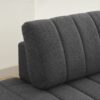 Jessica - Lamb Wool Left Facing Sectional Sofa With Chaise - Dark Gray - Image 7