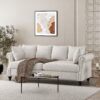 3 Seater Sofa - Beige - Image 2