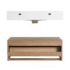 Wall Mounted Bathroom Vanity With Resin Sink And Soft Close Drawer In Imitative - Imitative Oak - Image 17