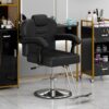 Classic Reclining Barber Chair Salon Chair For Hair Stylist With Heavy Duty Hydraulic Pump, 360° Rotation, Tattoo Chair Shampoo Beauty Salon Equipment, Max Load Weight 330 Lbs - Black - Image 2