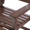 Acacia Indoor Rocking Chair, Outdoor Solid Patio Furniture New Style - Brown - Image 13