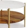 Wagner - Coffee Table - White / Natural - Image 3