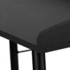 Computer Desk For Home Office, Laptop, Storage Shelves, Contemporary - Black - Image 4