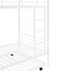 Twin Over Twin Bunk Bed With Trundle, Can Be Divided Into Two Beds, No Box Spring Needed - White - Image 10