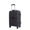 Expandable Hardshell Suitcase Double Spinner Wheels Pp Luggage Sets Lightweight Durable Suitcase With Tsa Lock, 3 Piece Set (20/24/28) - Black - Image 19