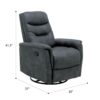 Korka - Swivel Gliding Recliner - Gray - Image 8