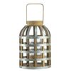Decorative Lantern With Handle, Wooden Lantern For Indoor Outdoor, Home Garden Wedding - Silver - Image 10