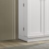 Lincoln - Storage Cabinet With Swing Out Storage Door - White - Image 2