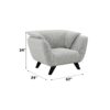 Nayeli - Boucle Chair - Light Gray - Image 5