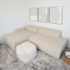 Mar - Sectional Sofa Left Facing - Cream - Image 6