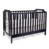 Celeste - 3 In 1 Convertible Island Crib - Black - Image 2