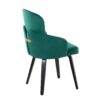 Dahlia - Contemporary Dining Chair (Set of 2) - Green / Black - Image 4