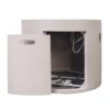 Magnesium Oxide Round Fire Pit With 40, 000 Btu For Patio Use - Light Gray - Image 7