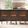 Andre - Counter Stool With Back - Pecan Brown - Image 12
